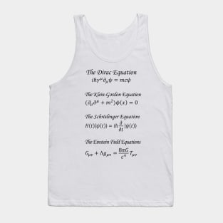 Theoretical Physics Equations Tank Top